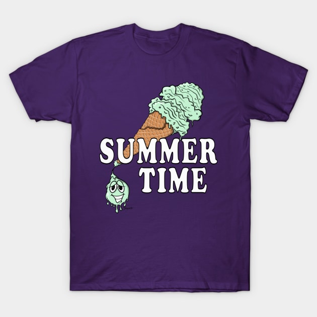 ICE CREAM SUMMER TIME T-Shirt by ScottyGaaDo